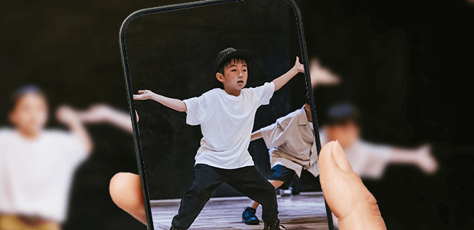 自身が踊っている動画を撮って送るだけ